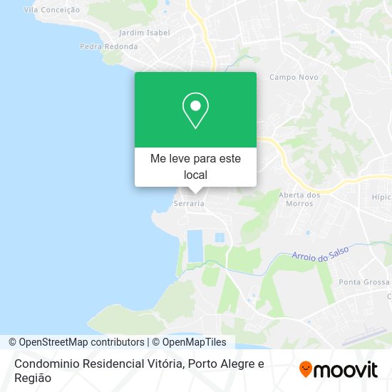 Condominio Residencial Vitória mapa