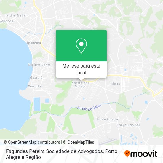 Fagundes Pereira Sociedade de Advogados mapa