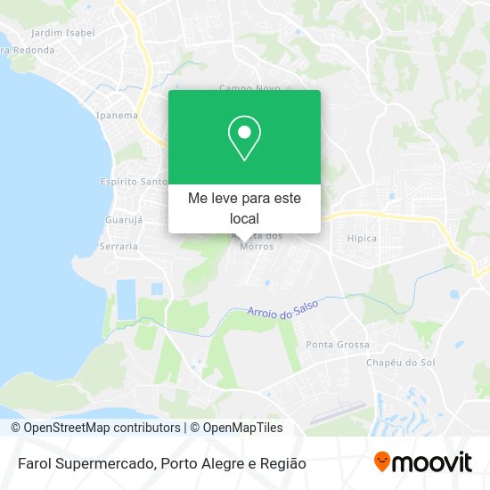 Farol Supermercado mapa