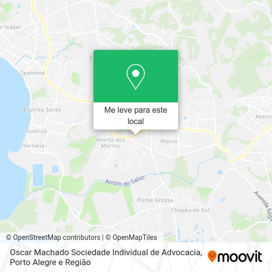 Oscar Machado Sociedade Individual de Advocacia mapa