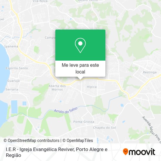 I.E.R - Igreja Evangélica Reviver mapa