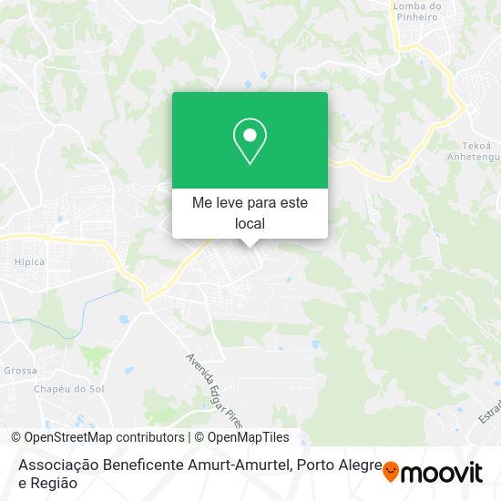Associação Beneficente Amurt-Amurtel mapa