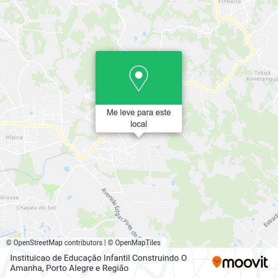Instituicao de Educação Infantil Construindo O Amanha mapa