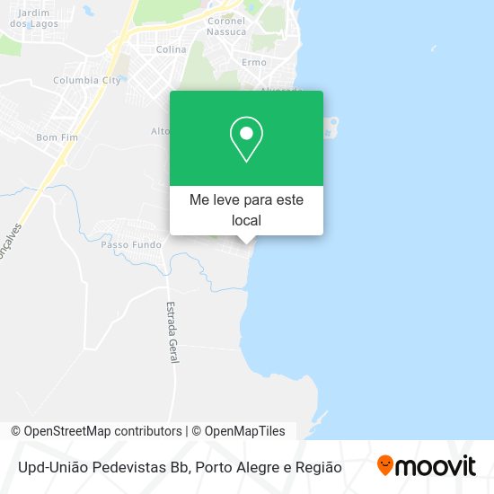 Upd-União Pedevistas Bb mapa