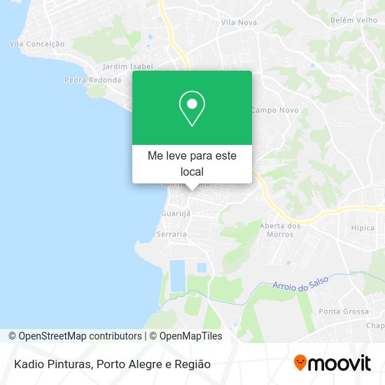 Kadio Pinturas mapa