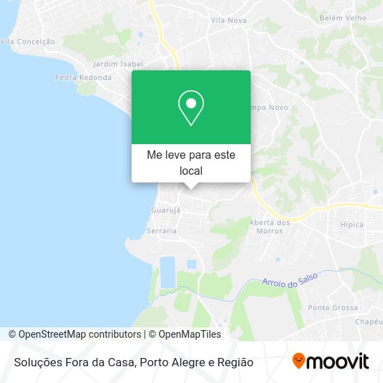 Soluções Fora da Casa mapa