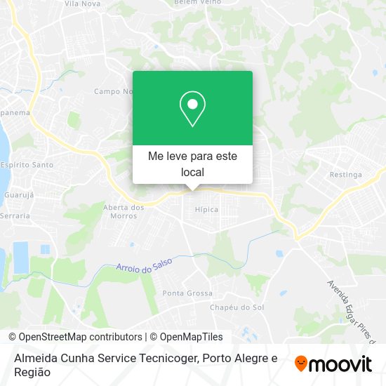 Almeida Cunha Service Tecnicoger mapa