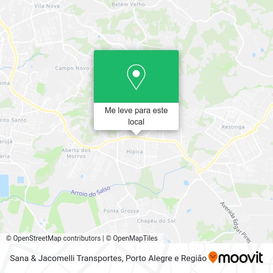 Sana & Jacomelli Transportes mapa