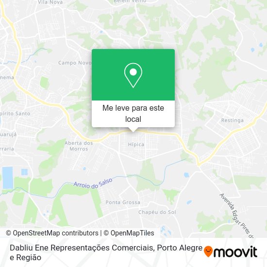 Dabliu Ene Representações Comerciais mapa