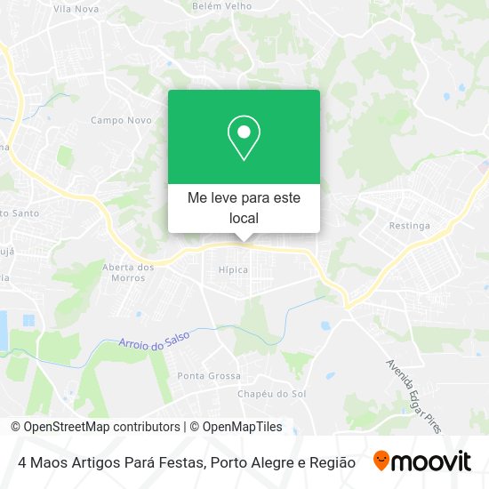 4 Maos Artigos Pará Festas mapa