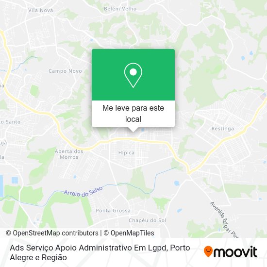 Ads Serviço Apoio Administrativo Em Lgpd mapa