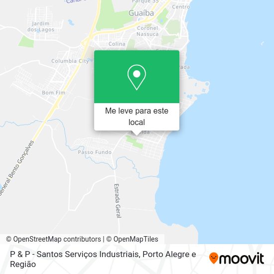 P & P - Santos Serviços Industriais mapa