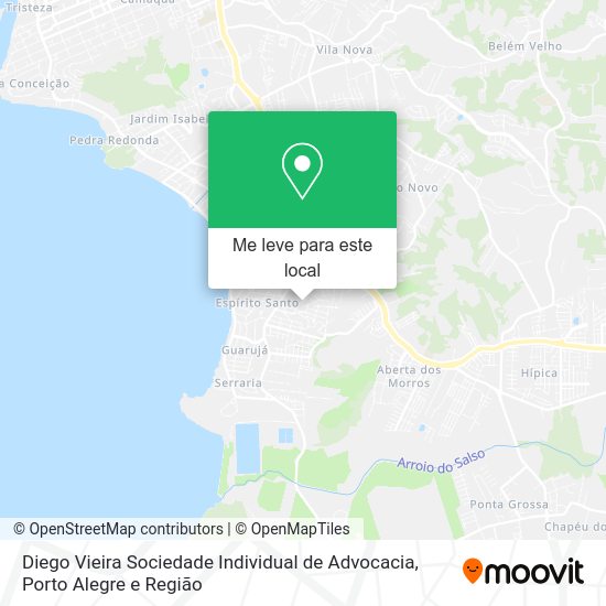 Diego Vieira Sociedade Individual de Advocacia mapa
