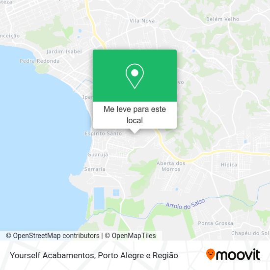 Yourself Acabamentos mapa