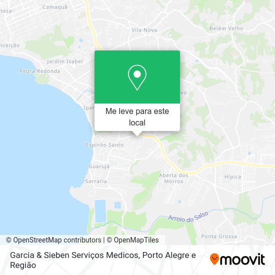 Garcia & Sieben Serviços Medicos mapa