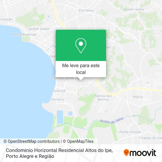 Condomínio Horizontal Residencial Altos do Ipe mapa