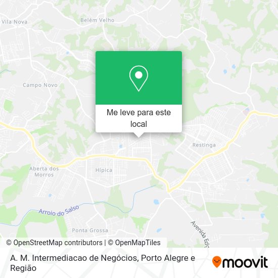 A. M. Intermediacao de Negócios mapa