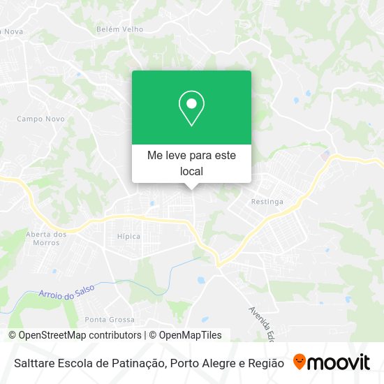 Salttare Escola de Patinação mapa