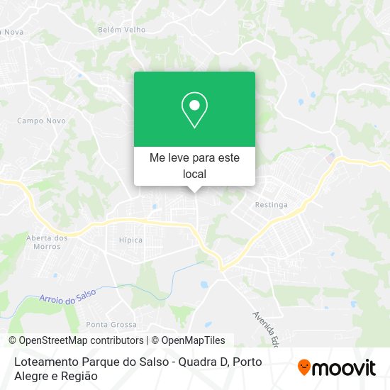 Loteamento Parque do Salso - Quadra D mapa