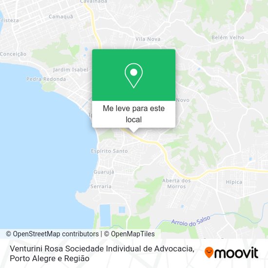 Venturini Rosa Sociedade Individual de Advocacia mapa