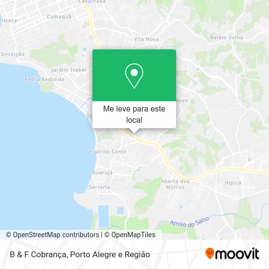 B & F Cobrança mapa