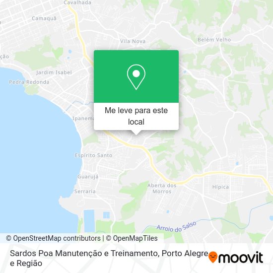 Sardos Poa Manutenção e Treinamento mapa