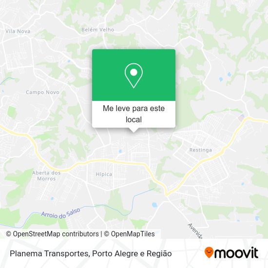 Planema Transportes mapa