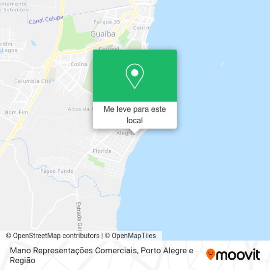 Mano Representações Comerciais mapa