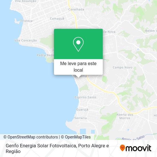 Genfo Energia Solar Fotovoltaica mapa