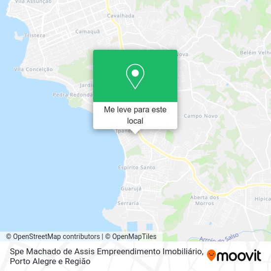Spe Machado de Assis Empreendimento Imobiliário mapa