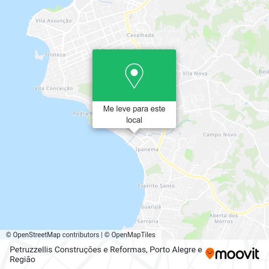 Petruzzellis Construções e Reformas mapa