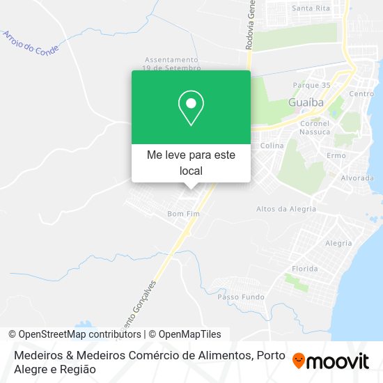Medeiros & Medeiros Comércio de Alimentos mapa