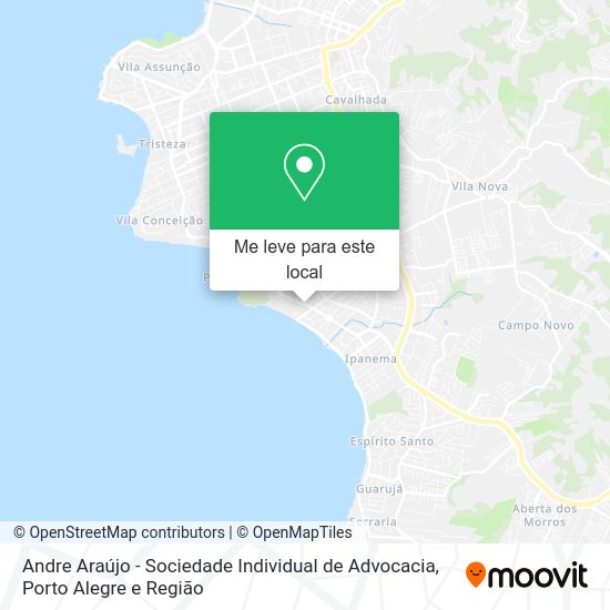 Andre Araújo - Sociedade Individual de Advocacia mapa