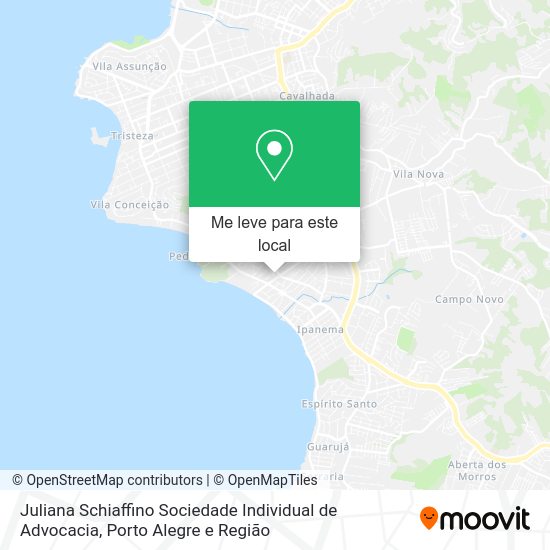 Juliana Schiaffino Sociedade Individual de Advocacia mapa
