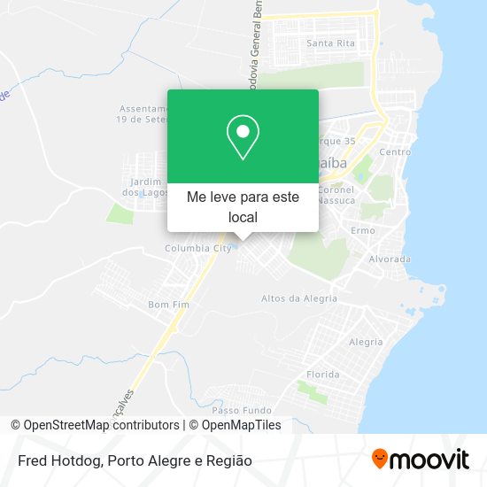 Fred Hotdog mapa