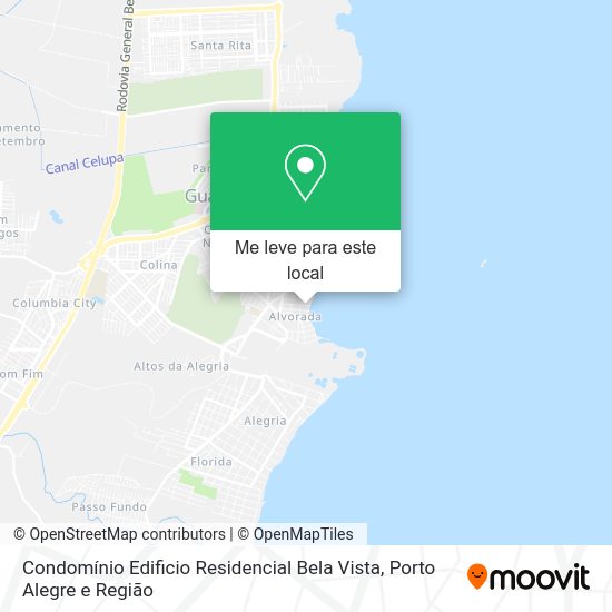 Condomínio Edificio Residencial Bela Vista mapa