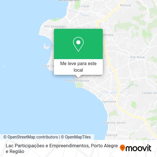 Lac Participações e Empreendimentos mapa