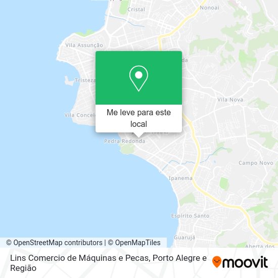 Lins Comercio de Máquinas e Pecas mapa