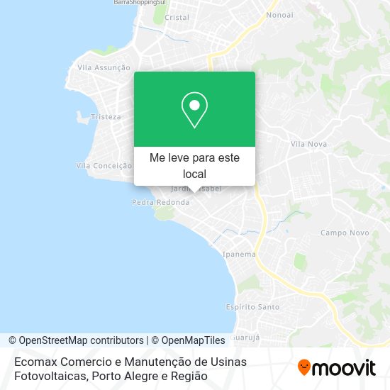 Ecomax Comercio e Manutenção de Usinas Fotovoltaicas mapa
