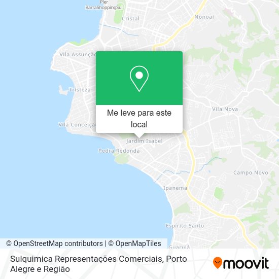 Sulquimica Representações Comerciais mapa