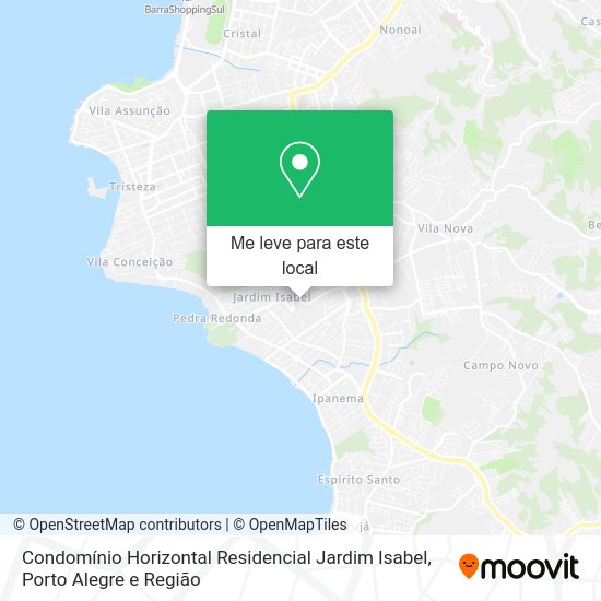 Condomínio Horizontal Residencial Jardim Isabel mapa