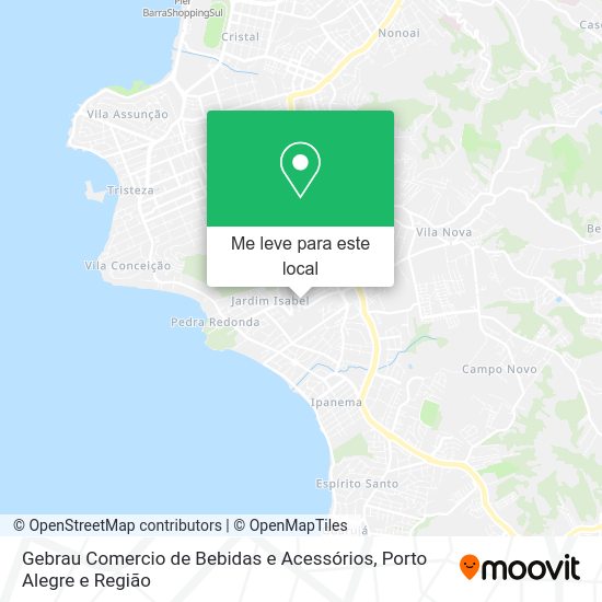 Gebrau Comercio de Bebidas e Acessórios mapa