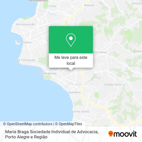 Maria Braga Sociedade Individual de Advocacia mapa