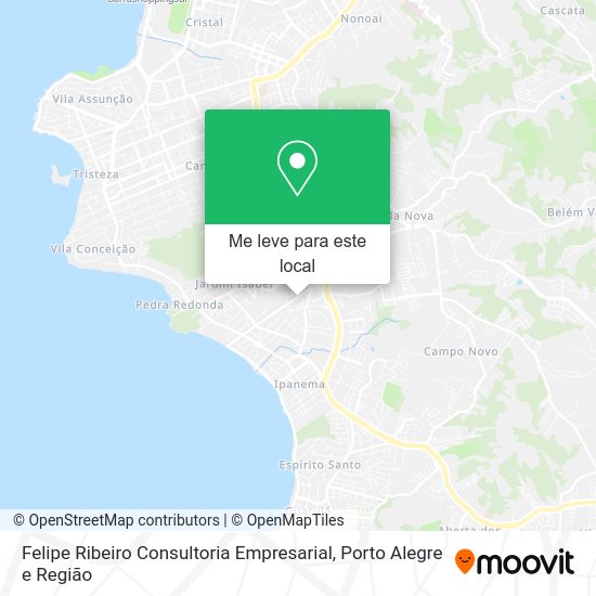 Felipe Ribeiro Consultoria Empresarial mapa