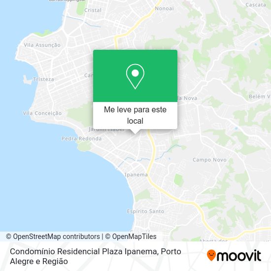 Condomínio Residencial Plaza Ipanema mapa