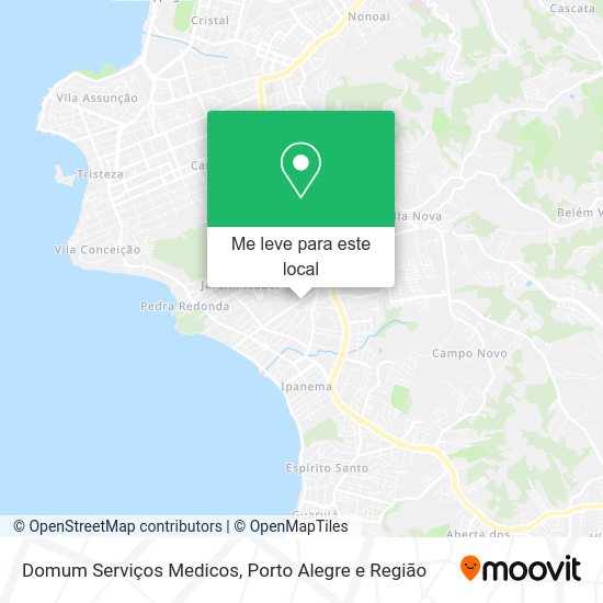 Domum Serviços Medicos mapa