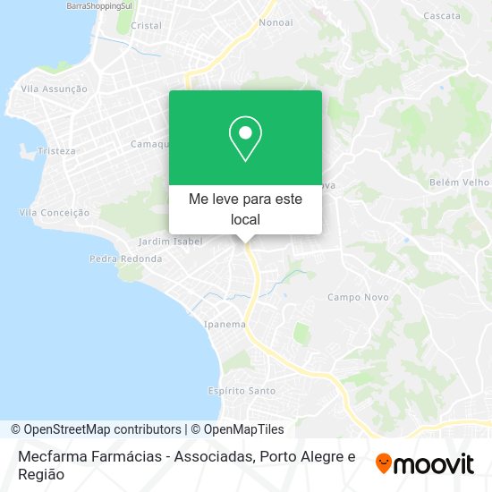 Mecfarma Farmácias - Associadas mapa