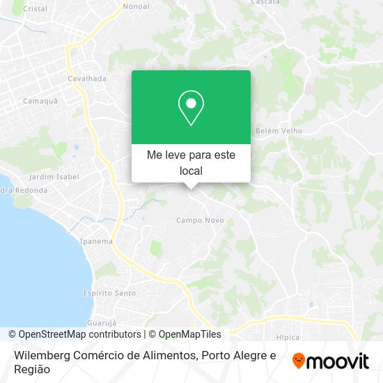 Wilemberg Comércio de Alimentos mapa