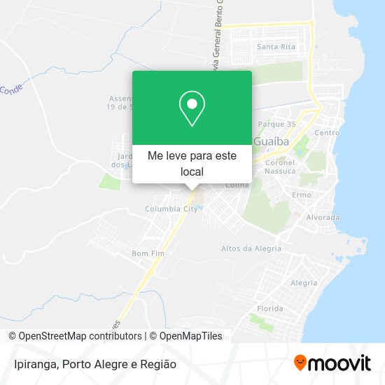 Ipiranga mapa