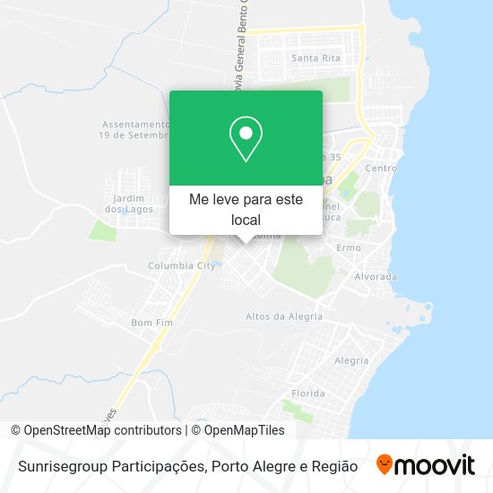 Sunrisegroup Participações mapa